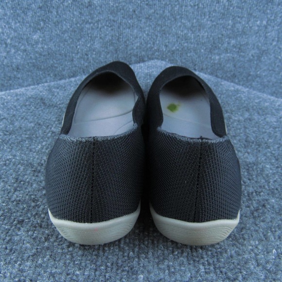 Easy Spirit Women Flat Shoes Serhyan2 Black Fabric Slip On Size 7 Wide (C, D, W) - Picture 4 of 6